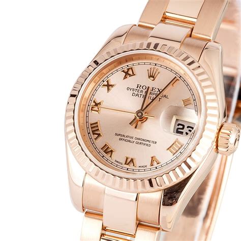 rolex rosegold damenuhr|ladies Rolex date models.